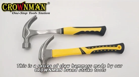 Herramientas de punzonado Crownman, martillo de orejas de acero al carbono tipo americano de 8 oz/16 oz/20 oz