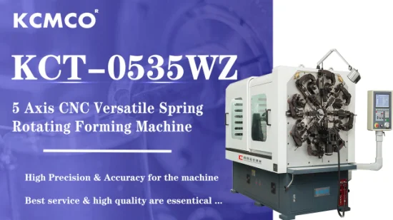 Ofertas mensuales KCMCO Máquina formadora de alambre CNC de 5 ejes y 4,0 mm para máquina para fabricar resortes espirales KCT-0535WZ