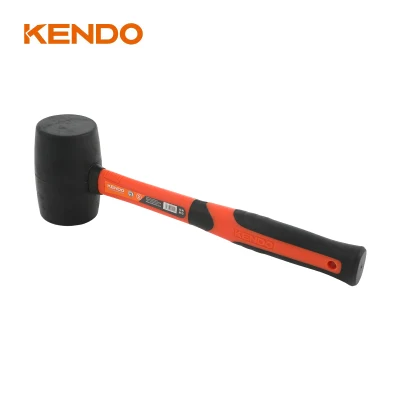 Mazo de goma negra Kendo ideal para aplicaciones de instalación de azulejos, construcción, carpintería y automoción.