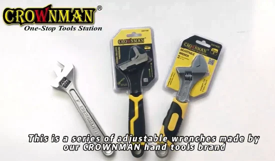 Herramienta de mantenimiento Crownman, llave ajustable de material CRV de 8