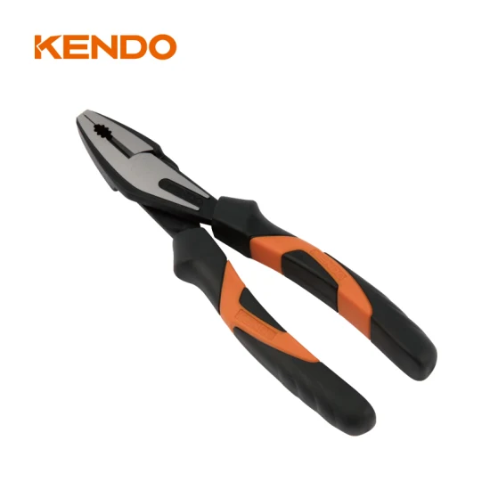 Kendo Professional Alicates combinados de corte diagonal con aguja de punta larga aislada de 200 mm